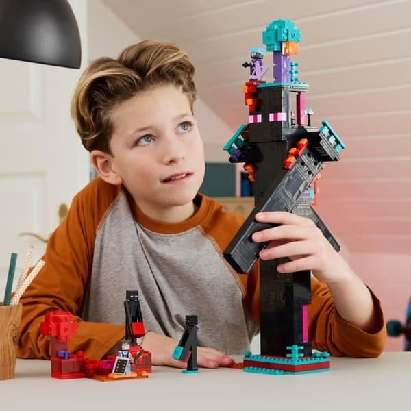 LEGO Minecraft 21279 Enderman Torn - Byggsattslek för pojkar från 9 år
