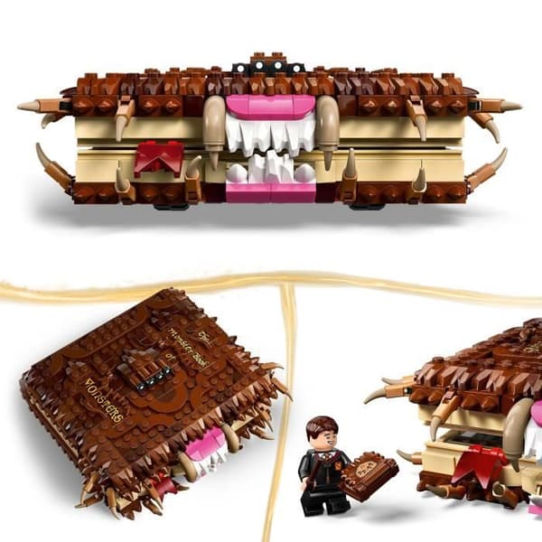 LEGO Harry Potter 76449 Det Monstruösa Monstrets Bok - Leksak För Pojkar Från 9 År
