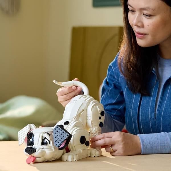 LEGO Disney 43269 101 Dalmatiner Valpen - Byggset för Vuxna med Hund