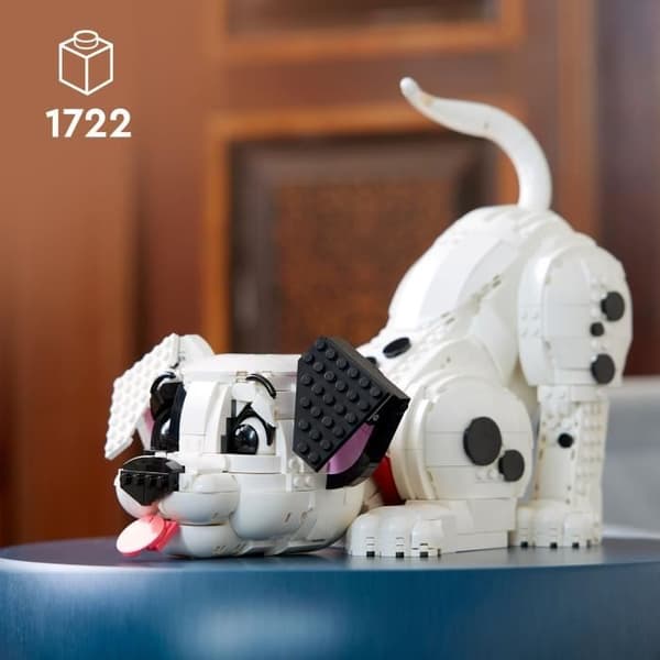 LEGO Disney 43269 101 Dalmatiner Valpen - Byggset för Vuxna med Hund