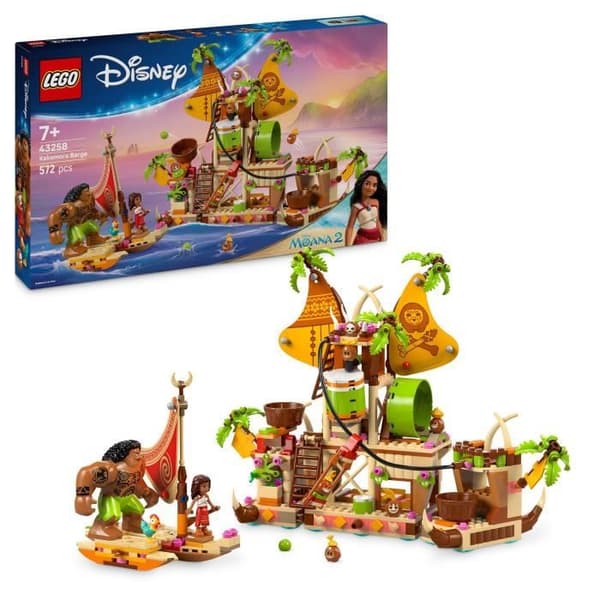 LEGO Disney Vaiana 2 43258 Kakamora-skeppet - Byggset för tjejer från 7 år