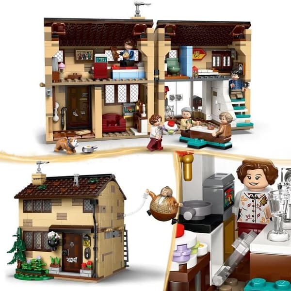 LEGO Harry Potter 76451 Privet Drive: Tants Marge Besök - Spel För Kille 8 År