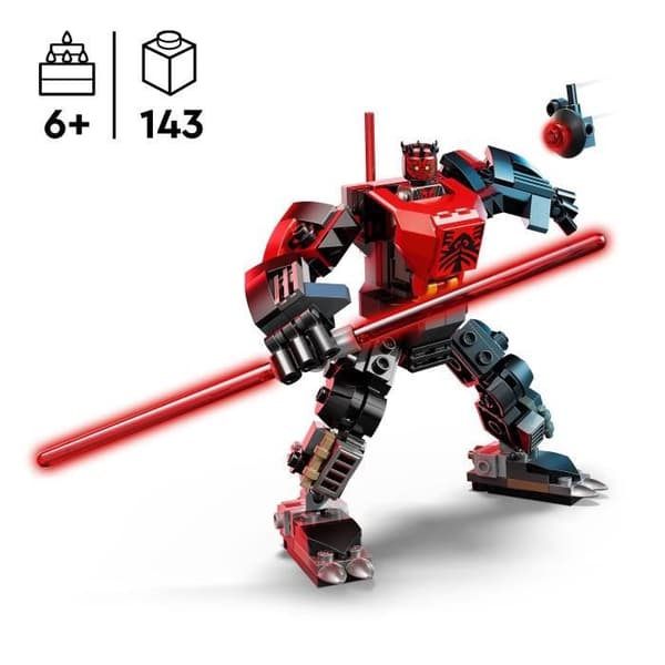 LEGO Star Wars 75411 Dark Maul Robot - Byggset för pojkar från 6 år