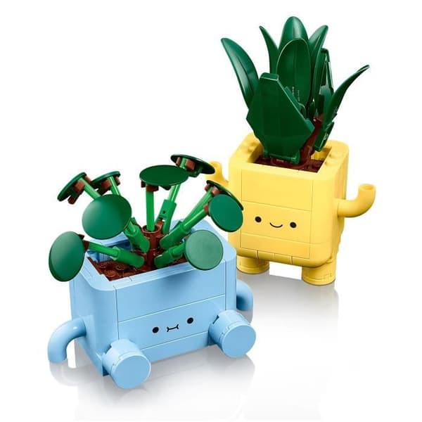 LEGO Botanicals 10349 Små Leende Växter - Byggset för flickor, 9 år