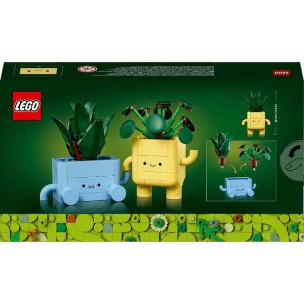LEGO Botanicals 10349 Små Leende Växter - Byggset för flickor, 9 år