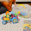 Miniatyrbild 4 av 11: WOOPIE 6-i-1 STEM Byggfordon Kloss-set
