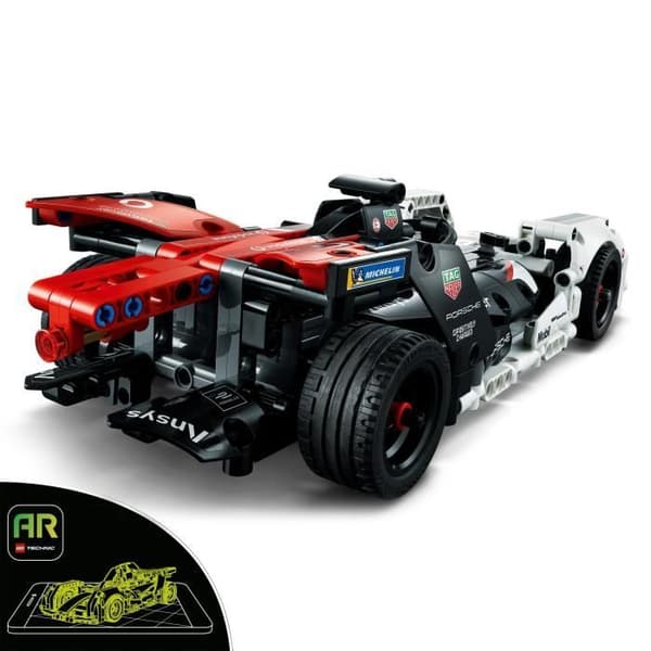 LEGO 42137 Technic Formula E Porsche 99X elektrisk, racerbilsleksak, byggbar modell, pojkar och flickor från 9 år och uppåt
