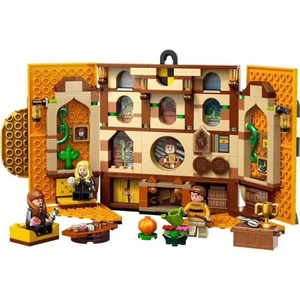 LEGO® Harry Potter 76412 Hufflepuff House Crest - Leksak med minifigurer och Hogwarts slottsdekor