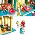 Miniatyrbild 4 av 6: LEGO® 43207 Disney Ariels undervattenspalats, Princess Castle Building Kit, med den lilla sjöjungfrun minidocka
