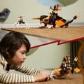 Miniatyrbild 6 av 6: LEGO® NINJAGO 71782 Cole's Earth Dragon – Evolutionsleksak med 2 minifigurer