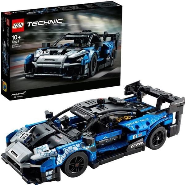 LEGO® Technic 42123 McLaren Senna GTR, byggbar modellbil, sportbilskonstruktion, racerbilsleksak