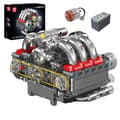 Miniatyrbillede 1 af 2: Mould King Byggesæt, 609 Dele, Elektrisk Motoriseret Motor,609 stk