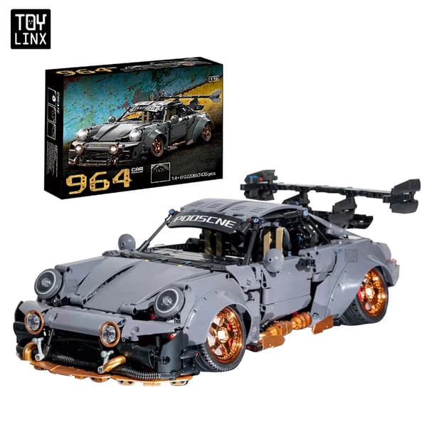 Byggblock Superbil Modell, 2435 Delar, Utbildande och Kreativ Lektoy,10220B2435DELAR