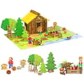 Miniatyrbild 3 av 5: JEUJURA - Naturens Hus - Byggset i naturligt trä - 95 delar