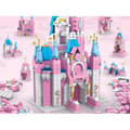 Miniatyrbild 3 av 3: Byggset 6 i 1 1000 bitar Prinsesslott Utbildande Rolig Blå / Rosa