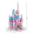 Miniatyrbild 2 av 3: Byggset 6 i 1 1000 bitar Prinsesslott Utbildande Rolig Blå / Rosa
