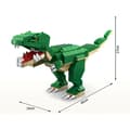 Miniatyrbild 2 av 3: Byggset 1000 delar Rörliga Dinosaurier att Montera Skogsgrön