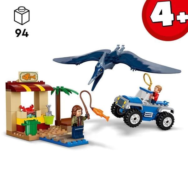 LEGO® 76943 Jurassic World Pteranodonjakten, dinosaurier, med bil från 4 år