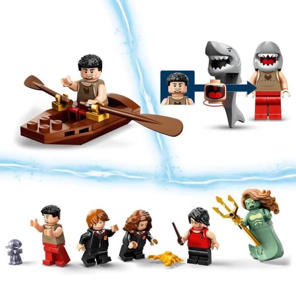 LEGO® Harry Potter 76420 Triwizard Tournament: Black Lake Toy med båt och 5 minifigurer