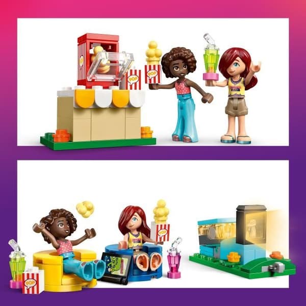 LEGO Friends 42642 Filmkväll med Vänner - Byggset för Flickor från 6 År