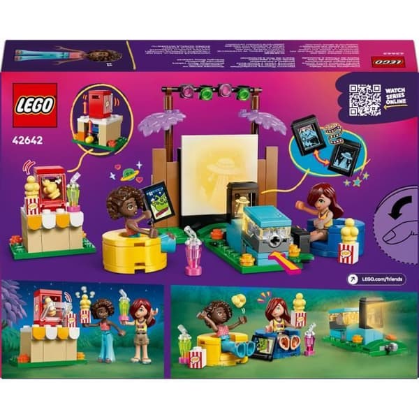 LEGO Friends 42642 Filmkväll med Vänner - Byggset för Flickor från 6 År