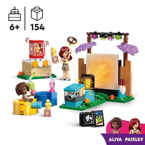 LEGO Friends 42642 Filmkväll med Vänner - Byggset för Flickor från 6 År