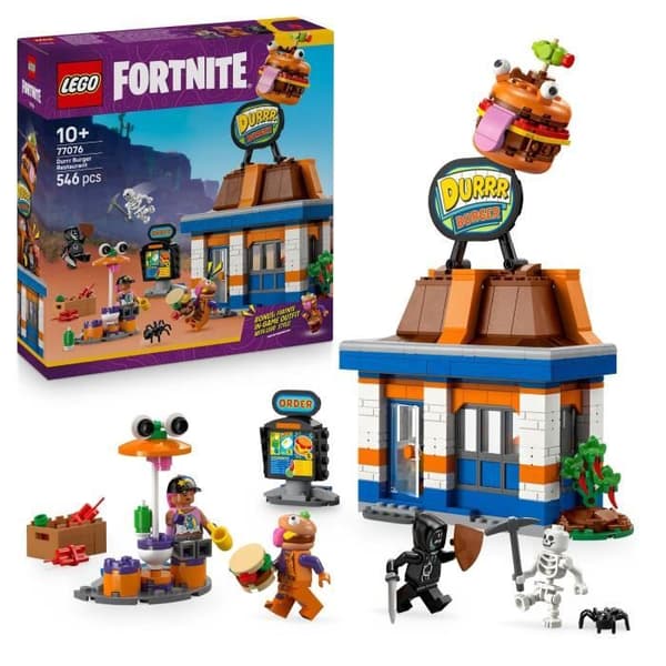 LEGO Fortnite 77076 Durrr Burger Restaurang - Byggset för Kille 10 år