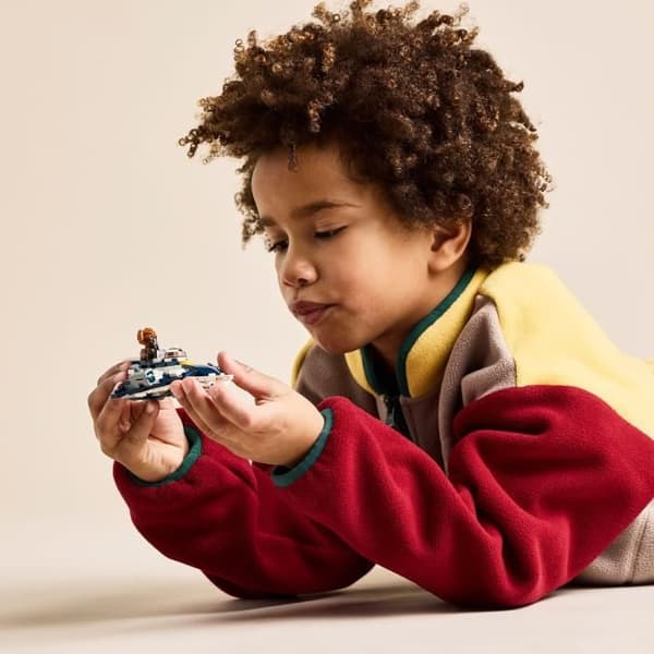 LEGO Star Wars: The Clone Wars 75400 Mikrofighter Jedi-jaktare av Plo Koon - Spel 6 år