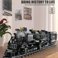 Miniatyrbillede 2 af 4: Byggeklods Damplokomotiv, 1608 Stykker, Miljøvenligt Materiale, Kompatibelt med Andre Mærker