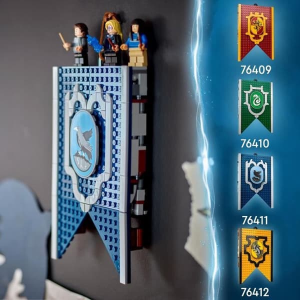 LEGO® Harry Potter 76411 Ravenclaws husvapen, leksak med 3 minifigurer och Hogwarts-dekoration