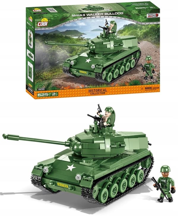 COBI 2239 AMERIKANSK STRIDSVAGN M41A3 WALKER BULLDOG