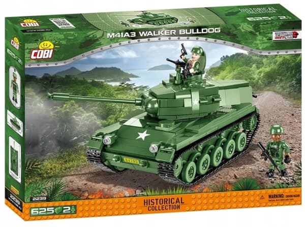 COBI 2239 AMERIKANSK STRIDSVAGN M41A3 WALKER BULLDOG