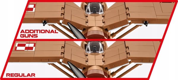 POLSK MILITÆRKLOKKE COBI 5742 JAGEFLY PZL P11C PILOTFIGUR