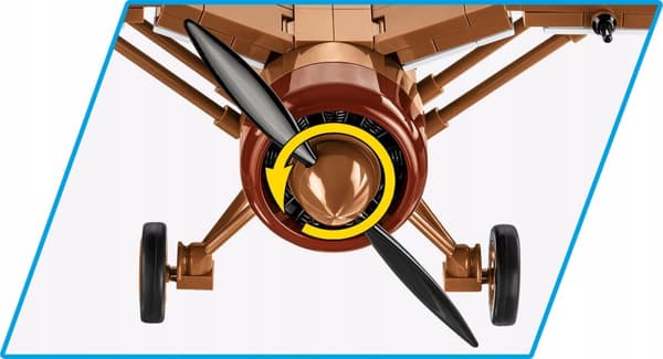 POLSK MILITÆRKLOKKE COBI 5742 JAGEFLY PZL P11C PILOTFIGUR