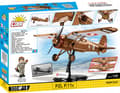 Miniatyrbillede 2 af 11: POLSK MILITÆRKLOKKE COBI 5742 JAGEFLY PZL P11C PILOTFIGUR