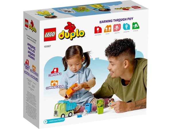 LEGO Duplo Lastbil Sopbil Bil 2+ 10987