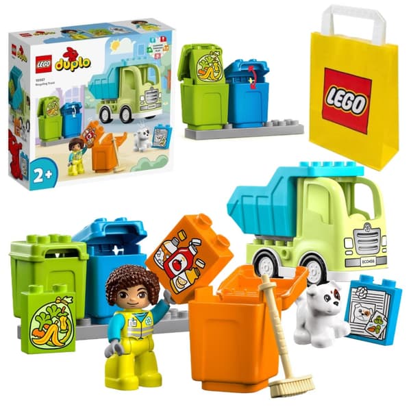 LEGO Duplo Lastbil Sopbil Bil 2+ 10987