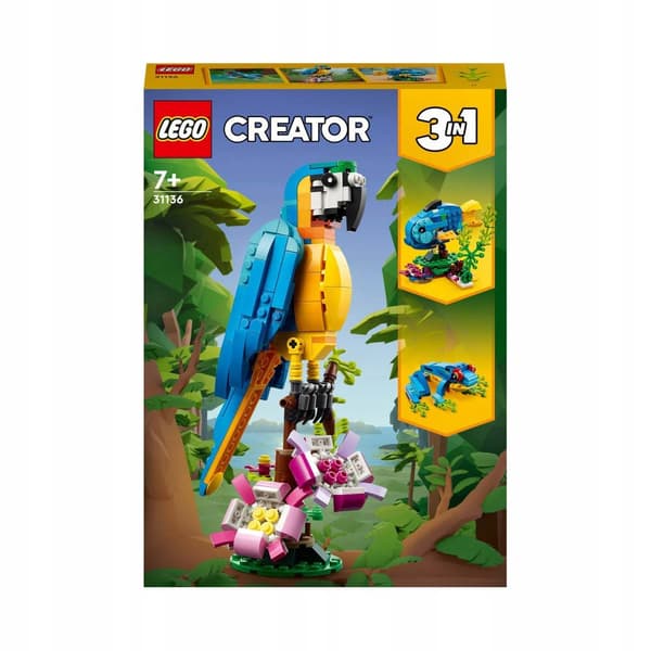 LEGO Creator 3-in-1 31136 Eksoottinen papukaija 3-in-1
