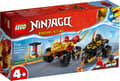 Miniatyrbillede 2 af 11: LEGO NINJAGO 71789 BATTLE CAR MOTORCYKEL NINJA KAI HERRE RAS GYLDNE HAMMER