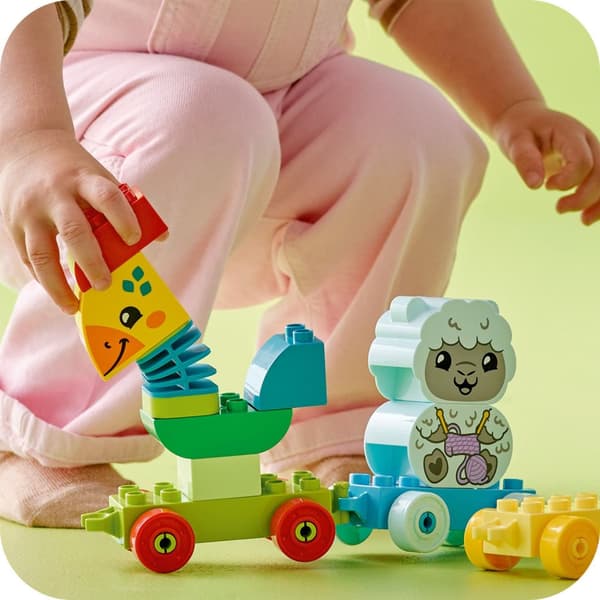 LEGO Duplo 10412 Dyretog og Hest Store Klodser Til Børn 2-3-4 År