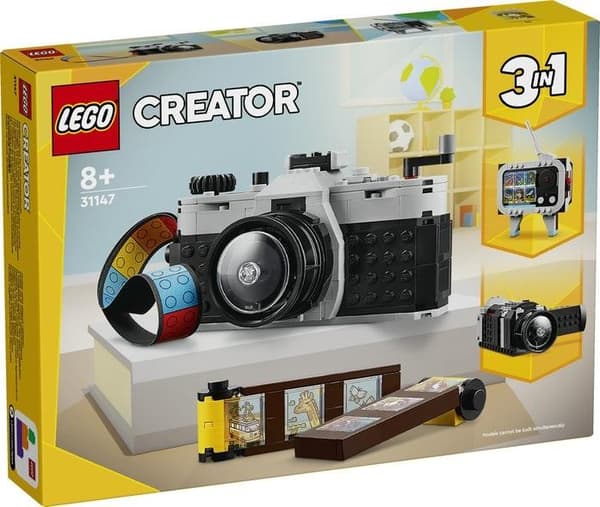 LEGO Creator 3in1 31147 Retrokamera Filmikamera Kuvat TV 3in1