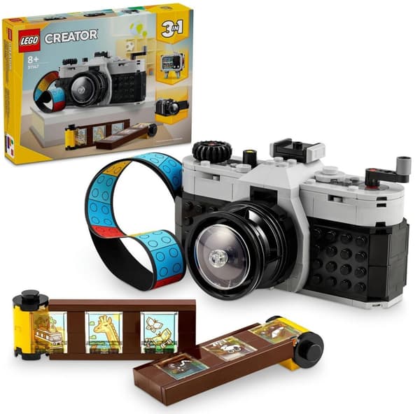 LEGO Creator 3-i-1 31147 Retrokamera Filmkamera Foto-TV 3-i-1
