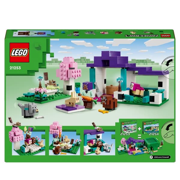 LEGO Minecraft 21253 EFE Djurreservat Får Varg Kanin Katt Baby Zombie
