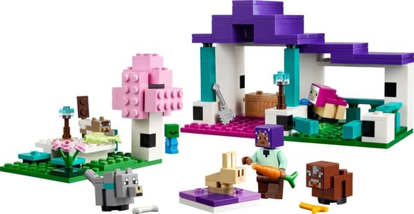 LEGO Minecraft 21253 EFE Djurreservat Får Varg Kanin Katt Baby Zombie
