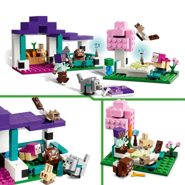 LEGO Minecraft 21253 EFE Djurreservat Får Varg Kanin Katt Baby Zombie