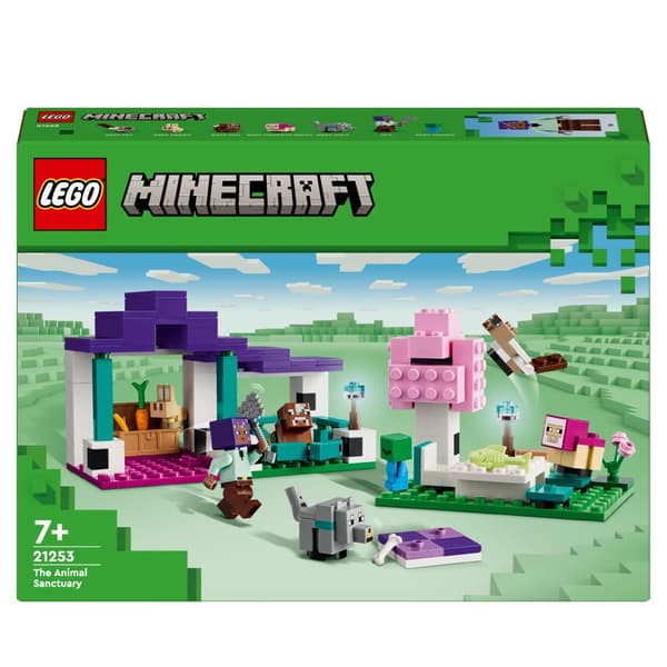 LEGO Minecraft 21253 EFE Djurreservat Får Varg Kanin Katt Baby Zombie