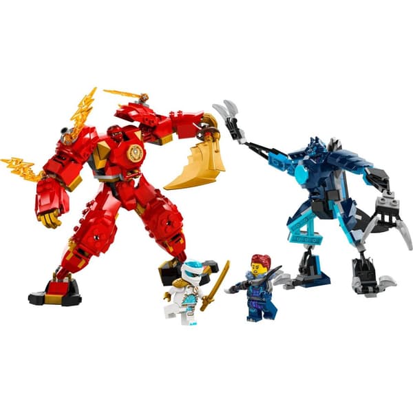LEGO Ninjago Kais elementära eldrobot 71808 4 Zane Jordan-figurer