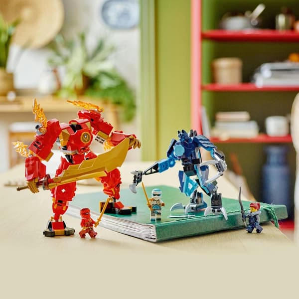 LEGO Ninjago Kais elementära eldrobot 71808 4 Zane Jordan-figurer