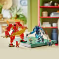 Miniatyrbild 6 av 11: LEGO Ninjago Kais elementära eldrobot 71808 4 Zane Jordan-figurer