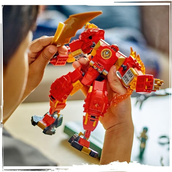 LEGO Ninjago Kais elementära eldrobot 71808 4 Zane Jordan-figurer